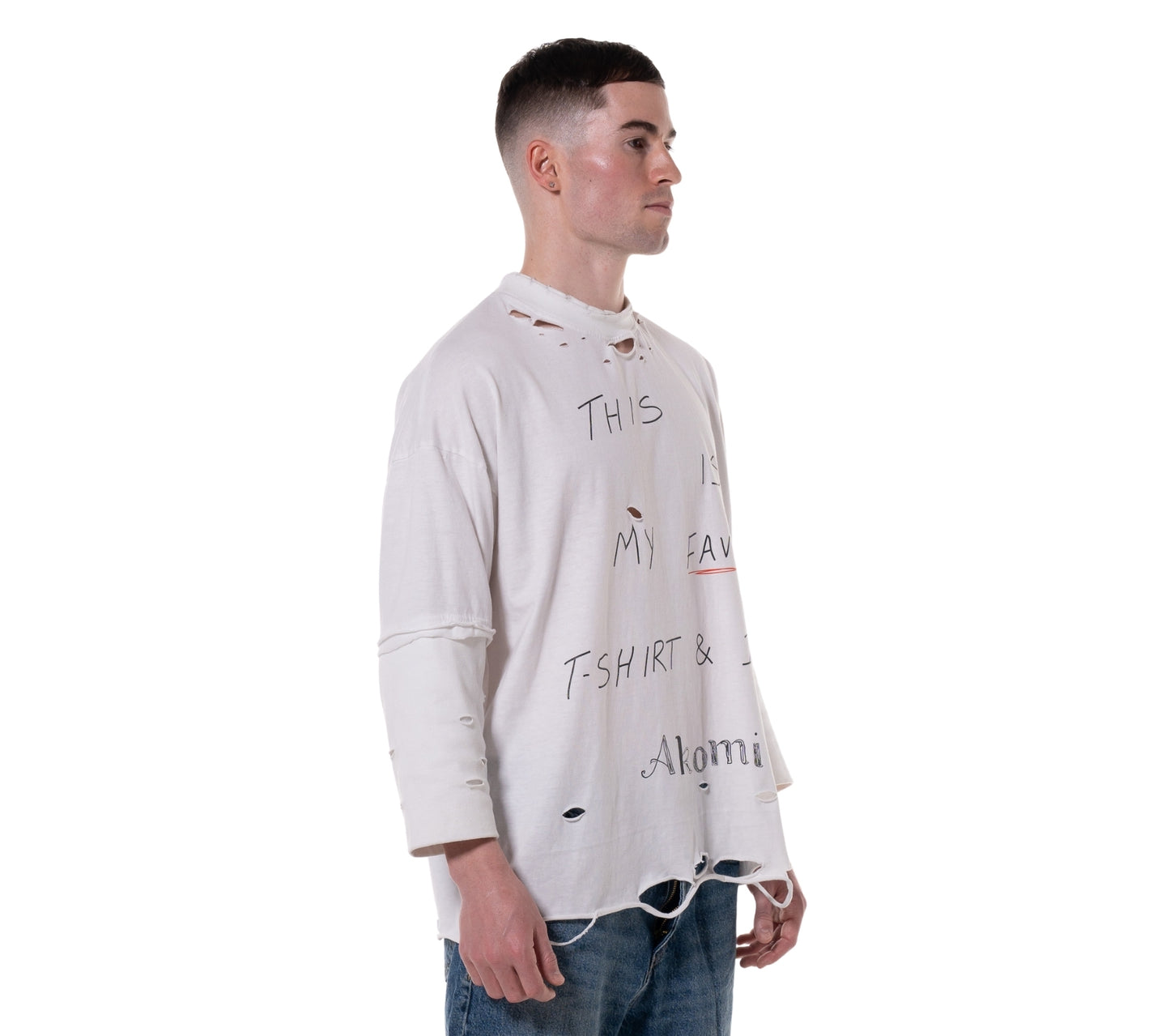 "EBEBI" 3/4 T-SHIRT