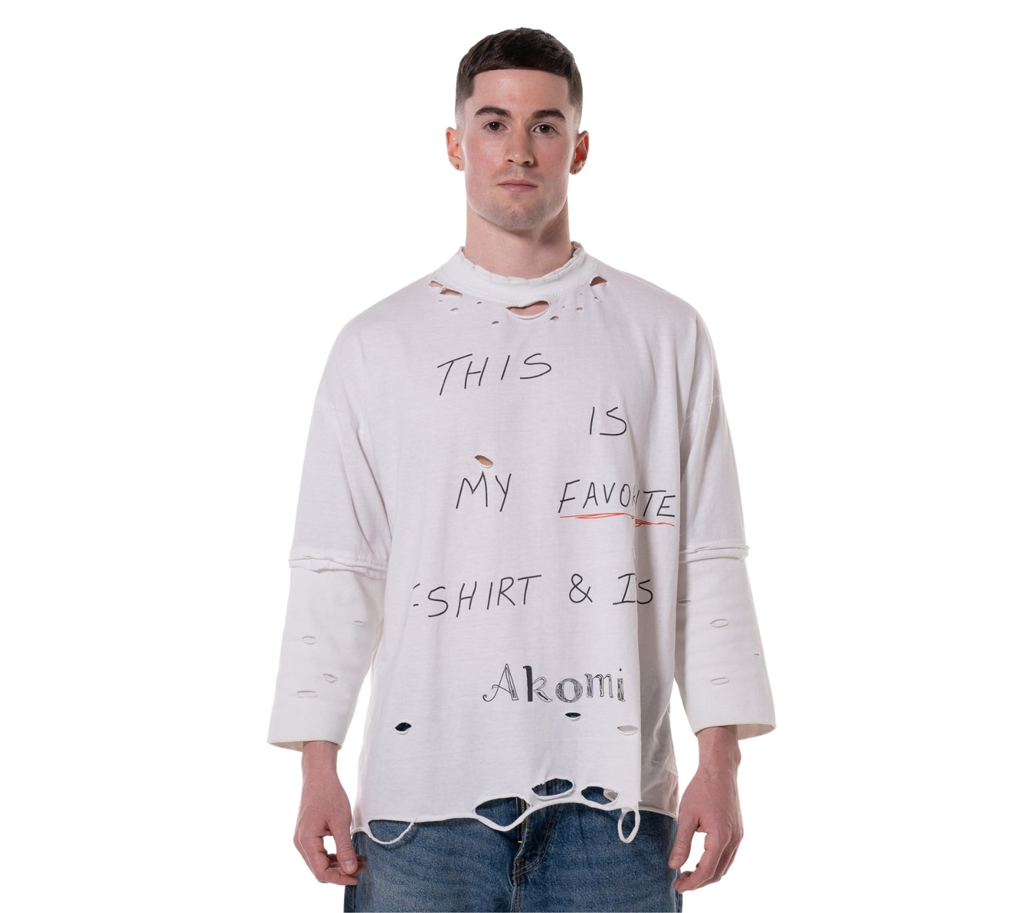 "EBEBI" 3/4 T-SHIRT