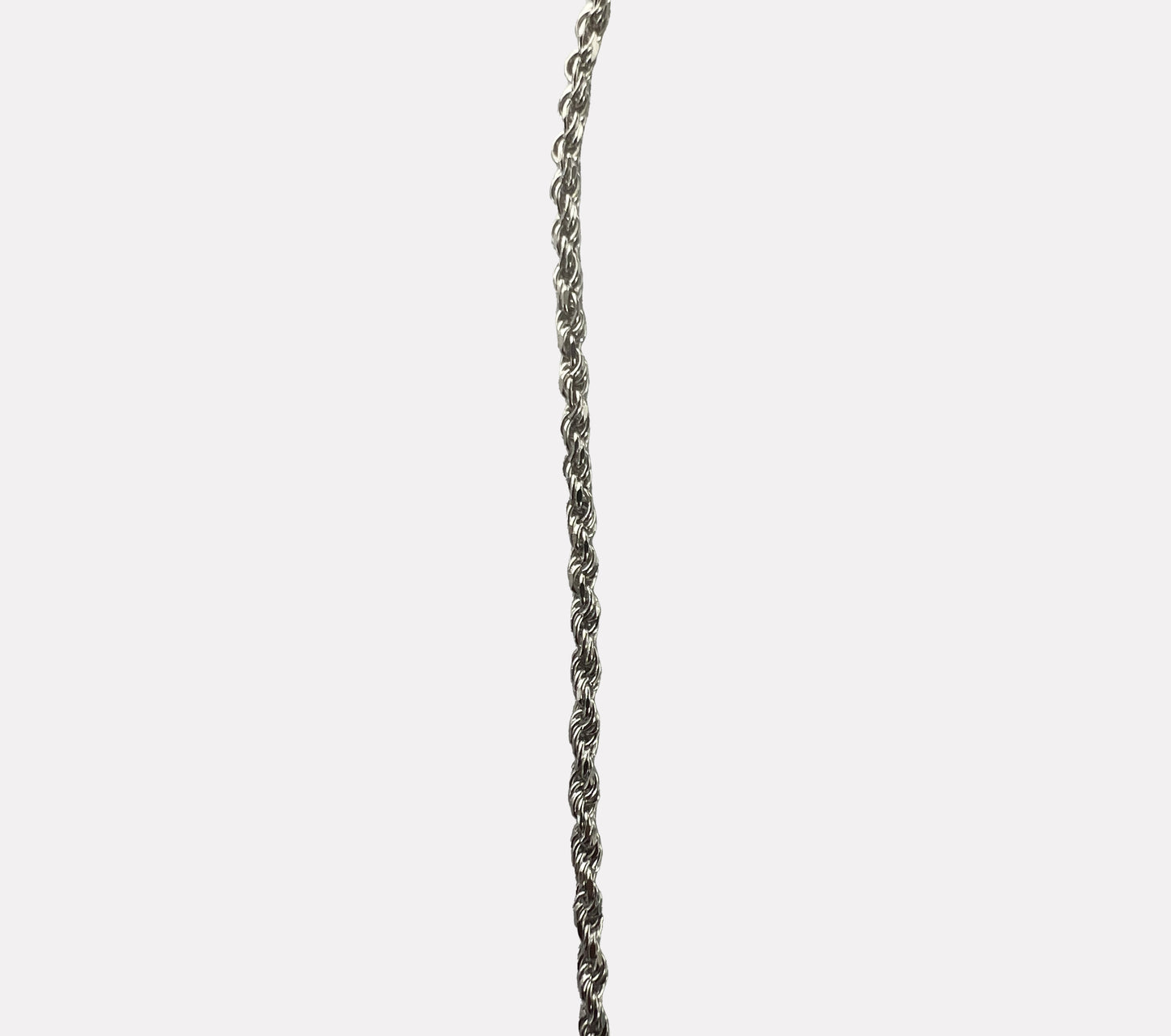 Diamond-Cut Rope Chain