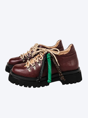 BURGUNDY "MAFUTA" BOOTS BY LU