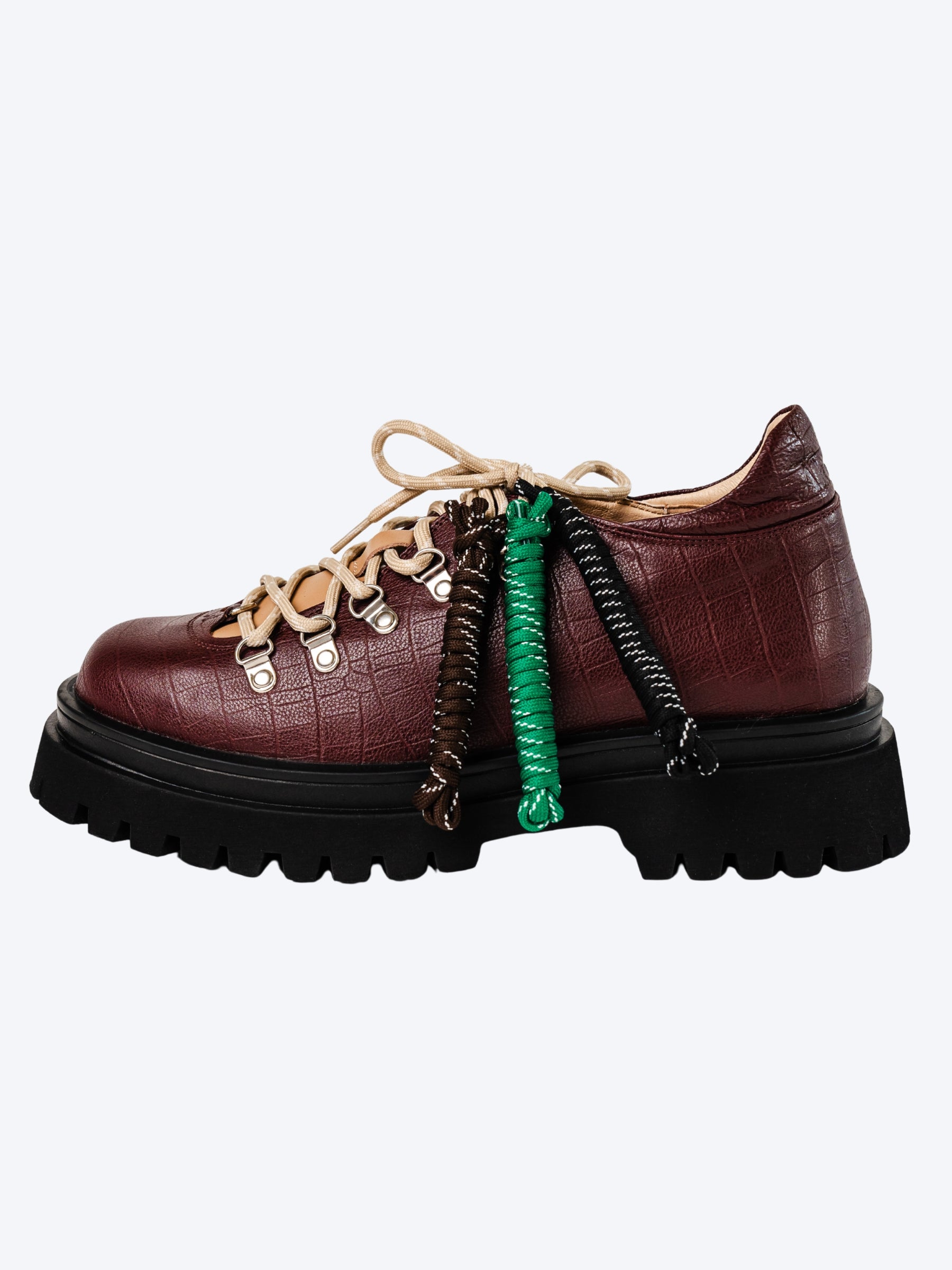 BURGUNDY "MAFUTA" BOOTS BY LU