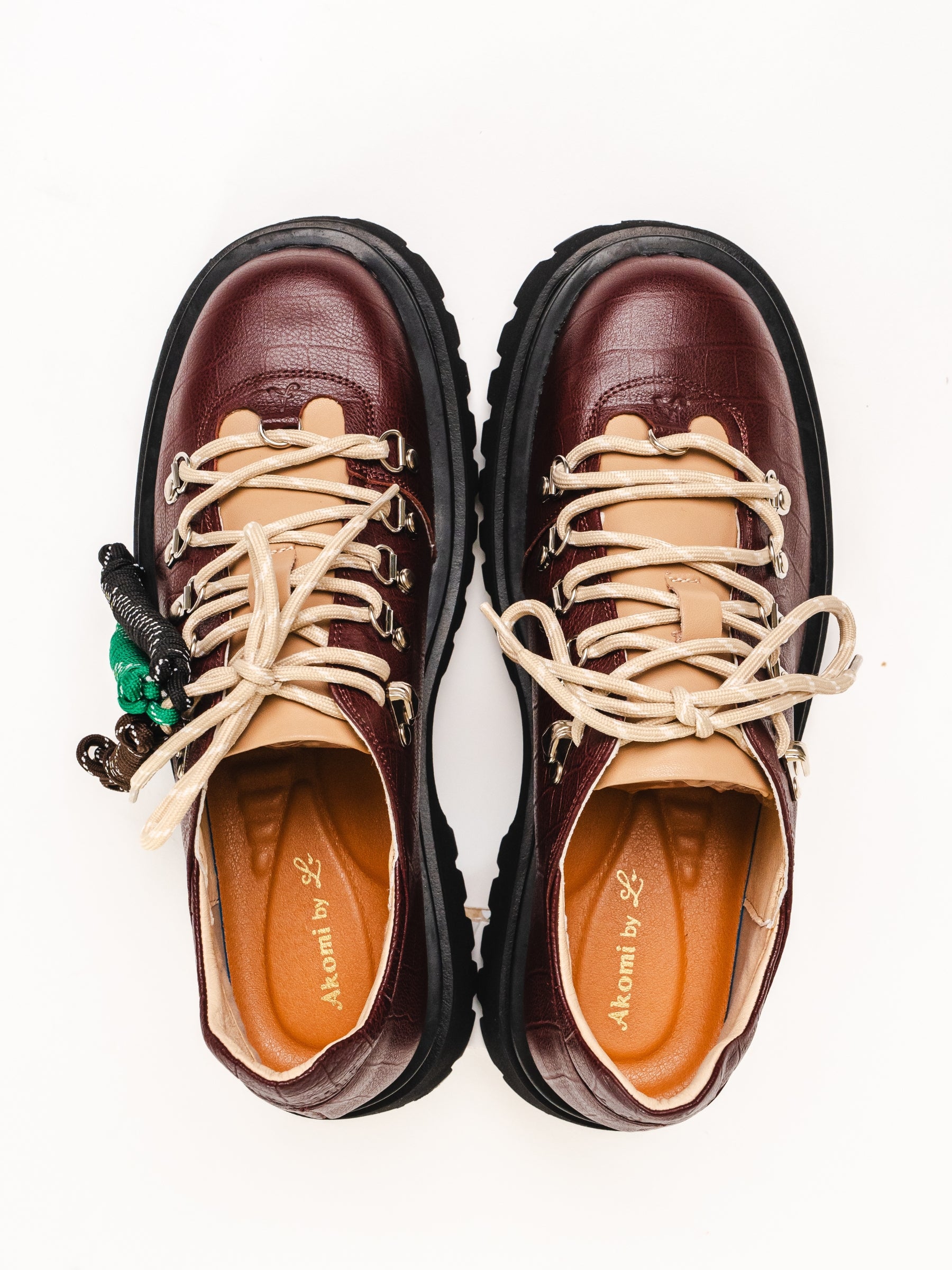 BURGUNDY "MAFUTA" BOOTS BY LU