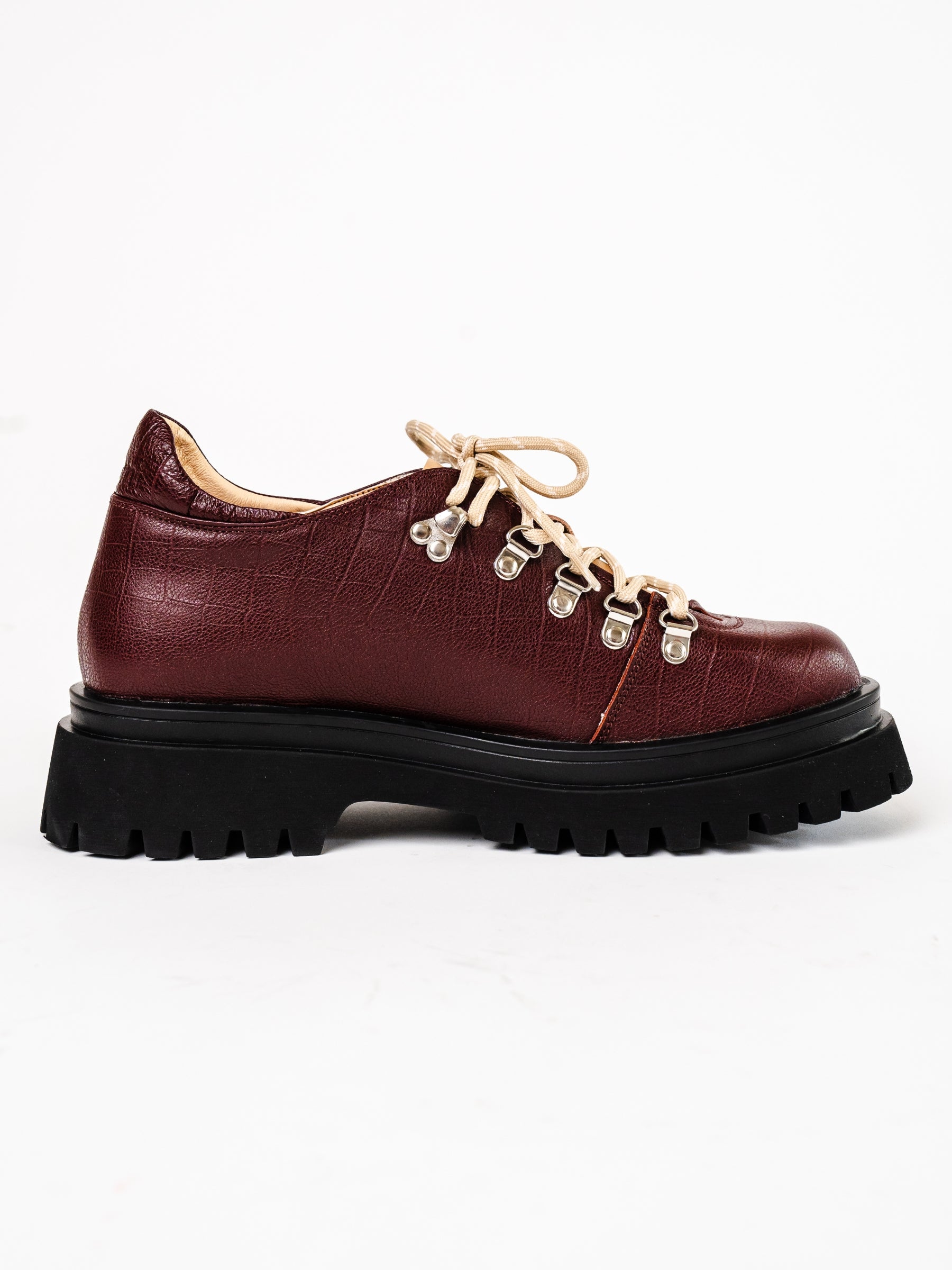 BURGUNDY "MAFUTA" BOOTS BY LU