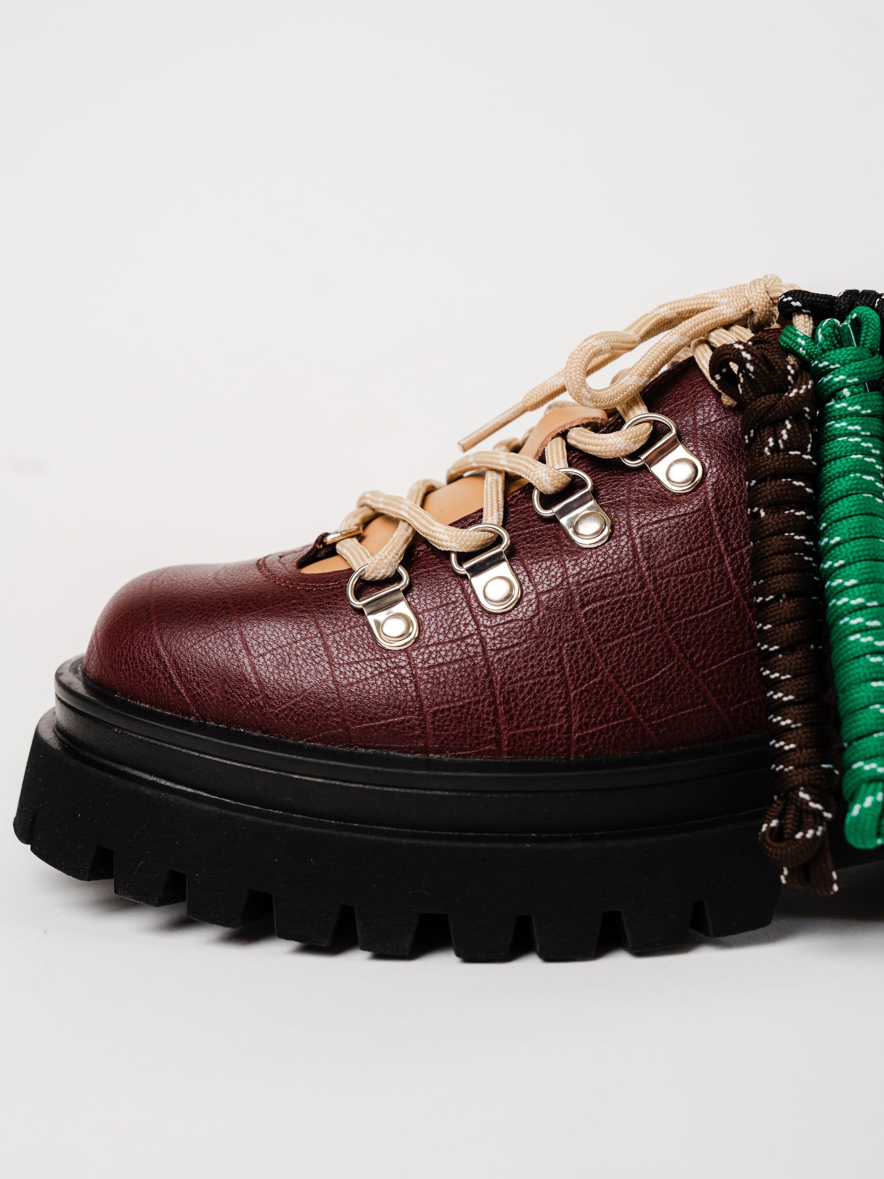 BURGUNDY "MAFUTA" BOOTS BY LU