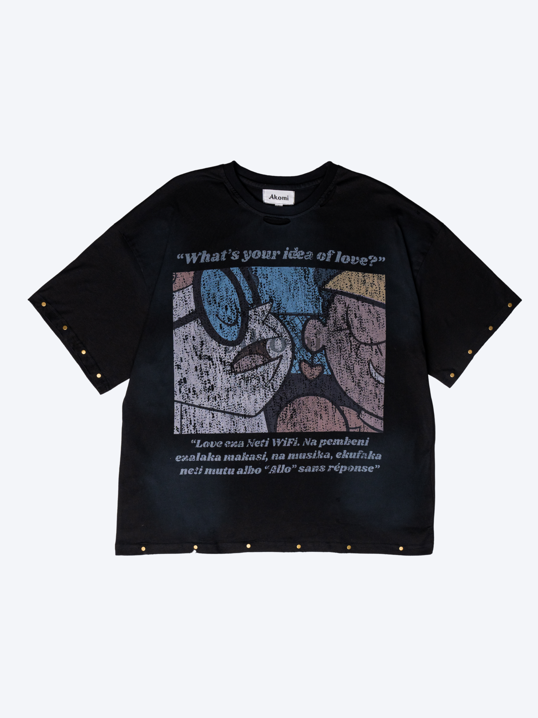 BLACK "BOLINGO" TEE
