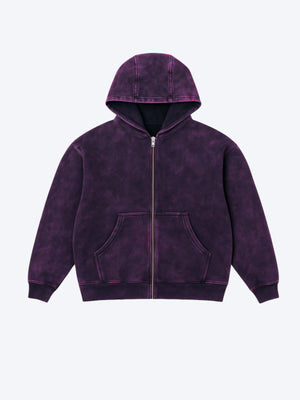 TOUSUNI WASHED PURPLE HOODIE