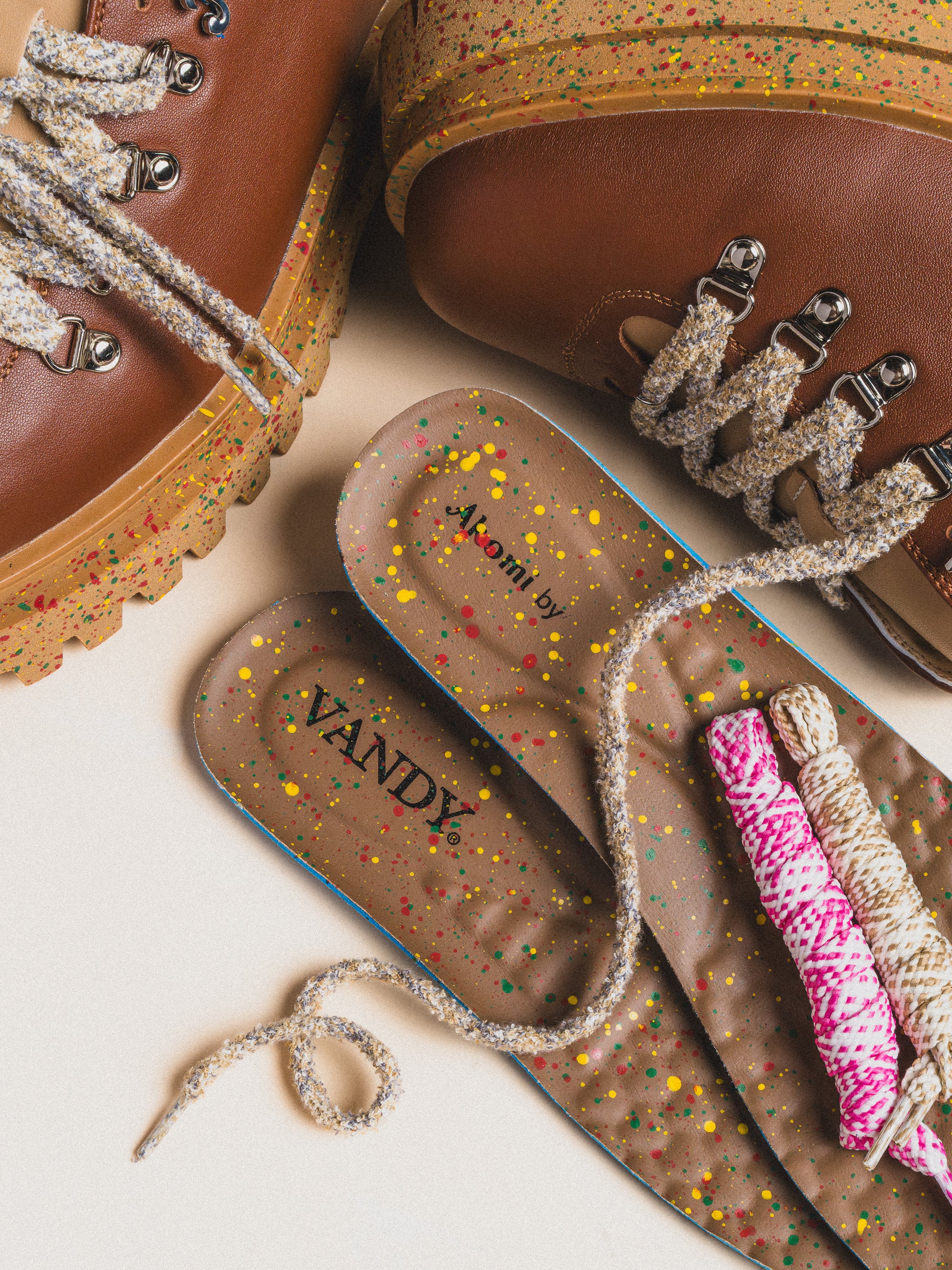 MARNI ムートンボアポインテッドトゥ シューズ BROWN 