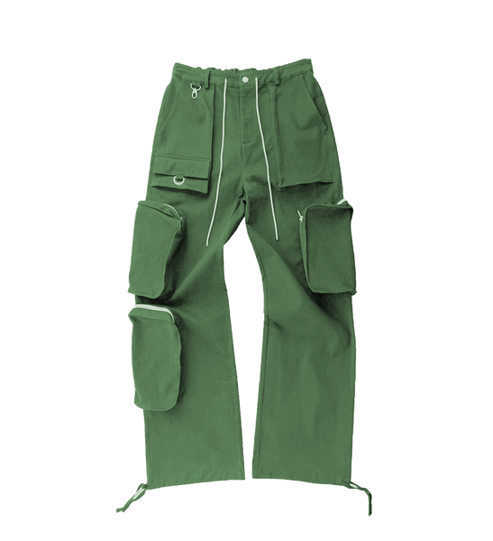 ★AAKAM★ Taped Cargo Pants Dark Green AK23PT07DG MUSINSA | AAKAM Taped Cargo Pants (Dark Green)